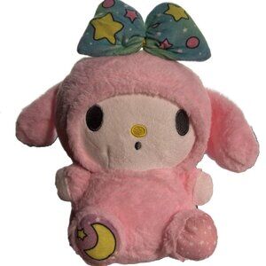 Sanrio Hello Kitty My Melody Plush Bunny PJs Moon Stars
